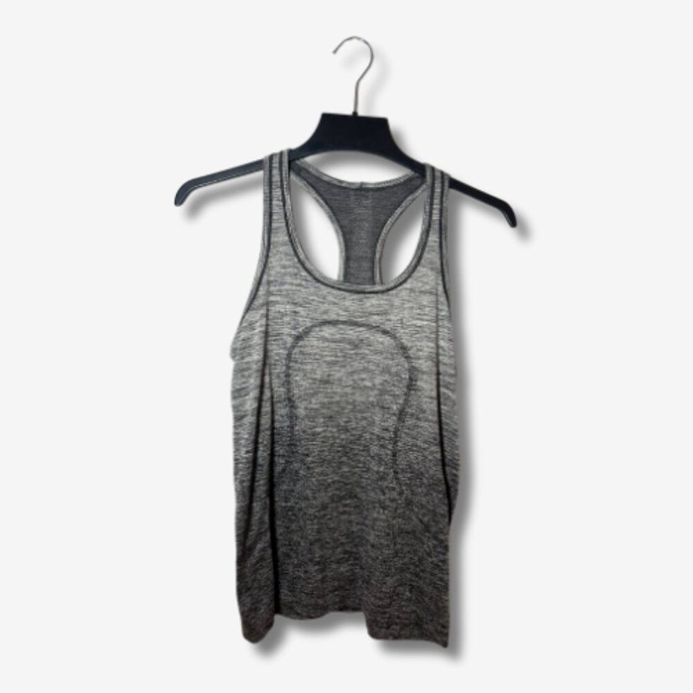 Lululemon Seamless Racerback Tank Top in Heathered Grey - S